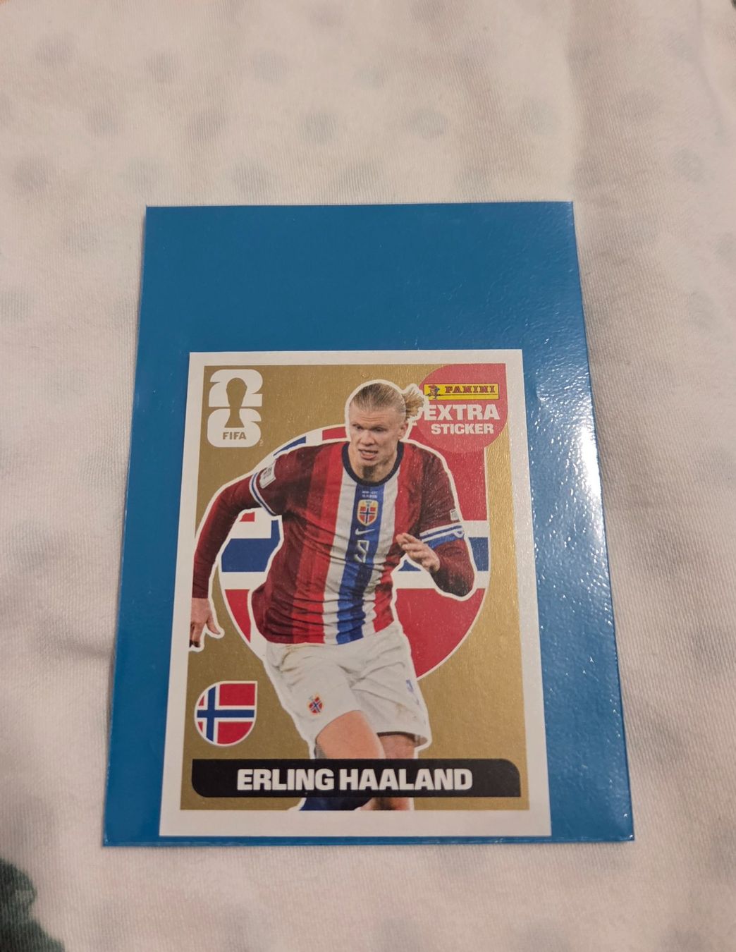 Topps Sammelbilder & Trading cards: Erling Haaland Extra Sticker Gold – Neu (gemäss Beschreibung) aus martigny von cri_b6mg