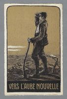 MILITARIA, "VERS L'AUBE NOUVELLE", *, , SIGN. M. AMIGUEZ