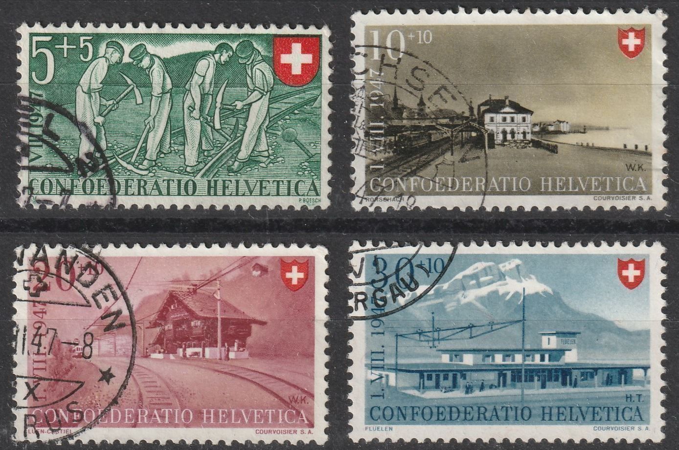 Alle Briefmarken: Pro Patria 1947 – Gebraucht aus Aarburg von Aare10
