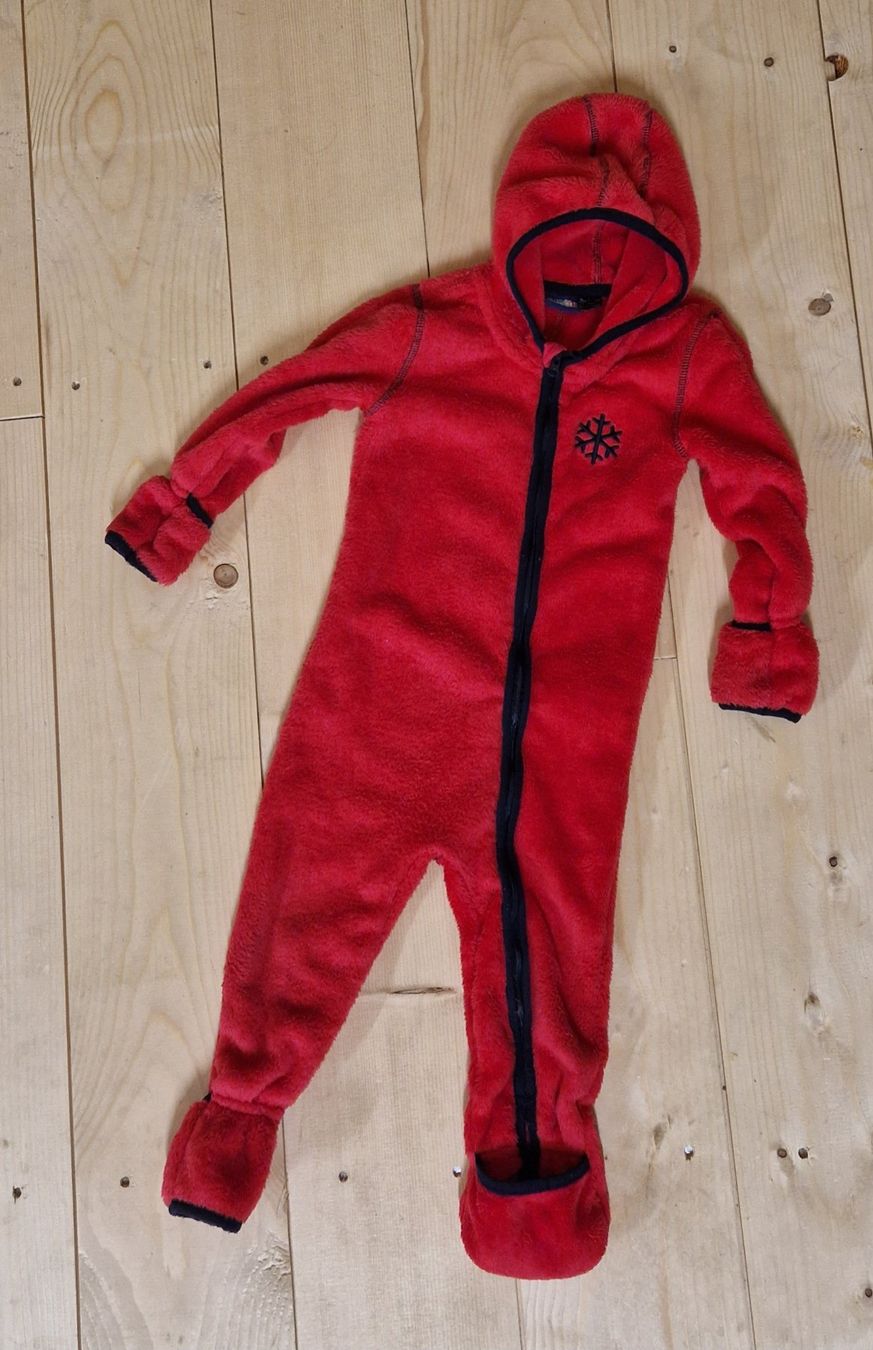 Lupilu Strampler: Flauschiger Jumpsuit/Overall, Gr. 74/80 – Gebraucht aus Dreien von vaniih93