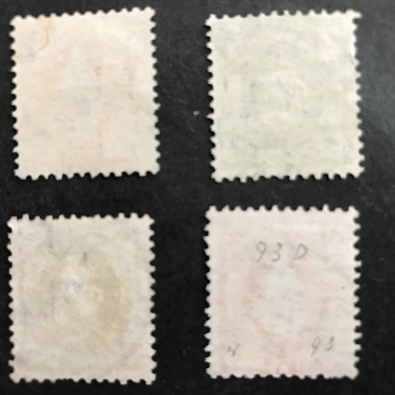 Tutti i francobolli: 94A, 95A,  97A, 99A, 1907, entwertet – Usato da Uitikon Waldegg venduto da Gooddeal05 1