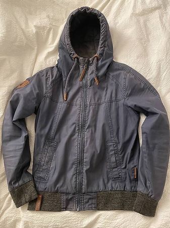 Dunkelblaue Naketano Jacke