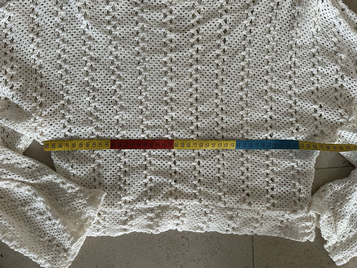 Zara Pullover & Sweatshirts: Damen Strickpullover Zara weiss Grösse M gehäkelt – Gebraucht aus Buchs SG von Sunie 2