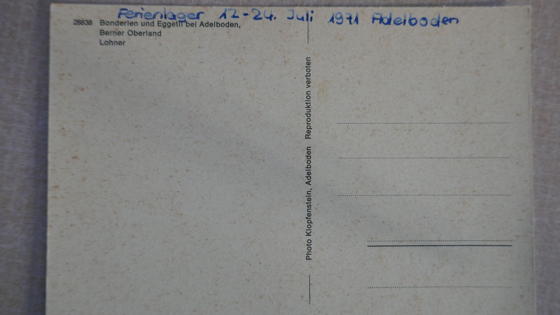 Ansichtskarten: Adelboden – Gebraucht aus Oberriet SG von ret_7j2k 1