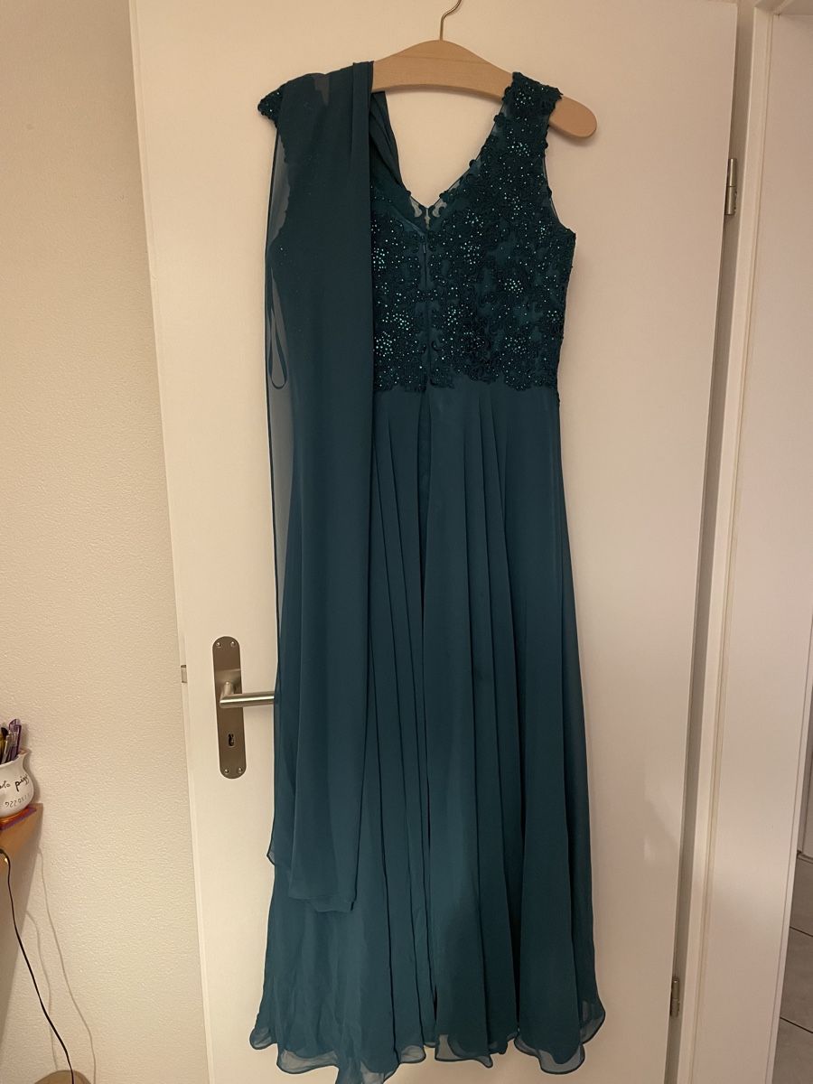 Kleider: Elegantes Abendkleid, Gr. 38, Dunkelgrün – Gebraucht aus Felben-Wellhausen von pisa08