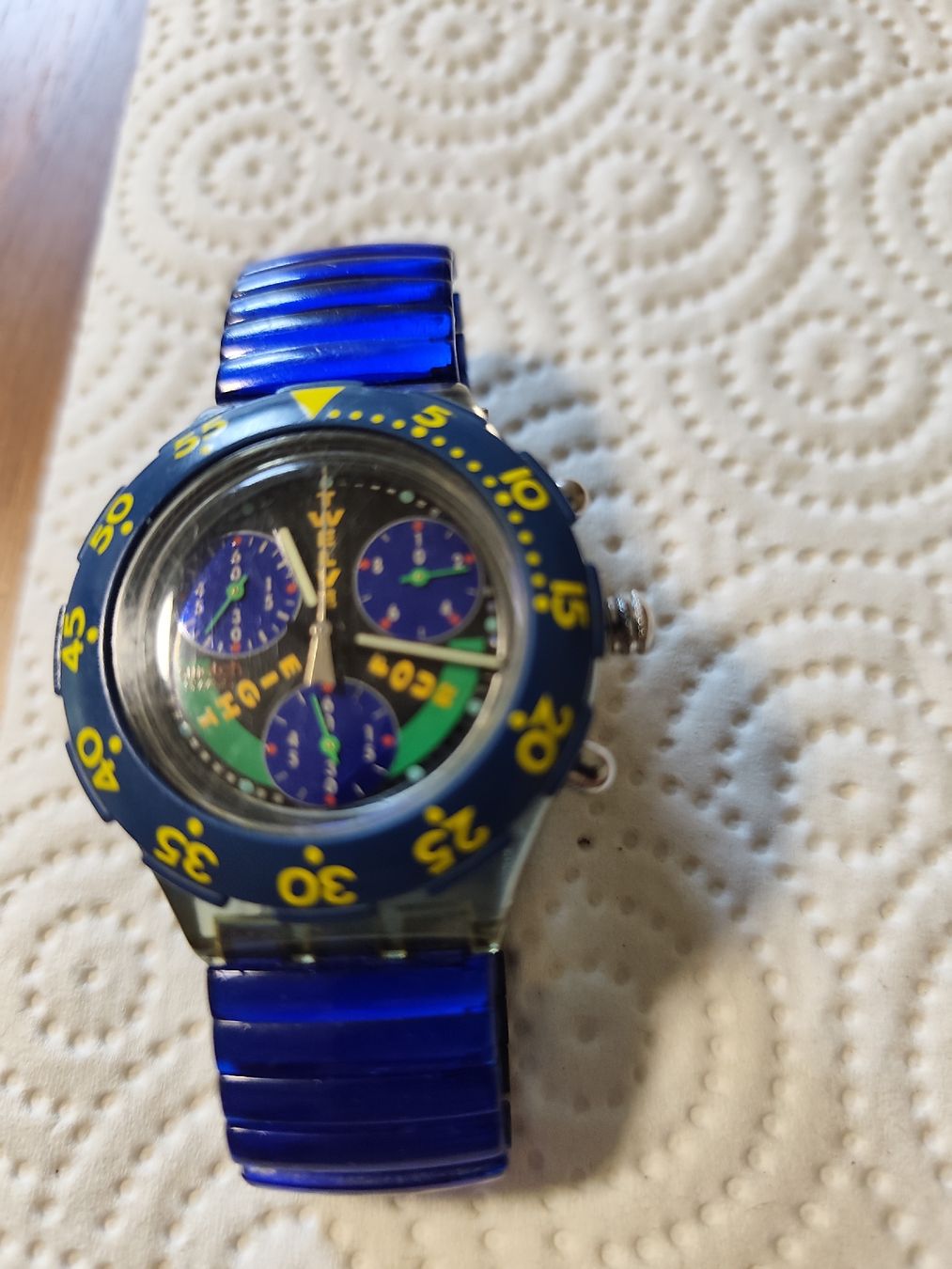 Swatch Orologi: Aqua Chrono Swatch 1995 – Usato da Aesch BL venduto da Refurber 2