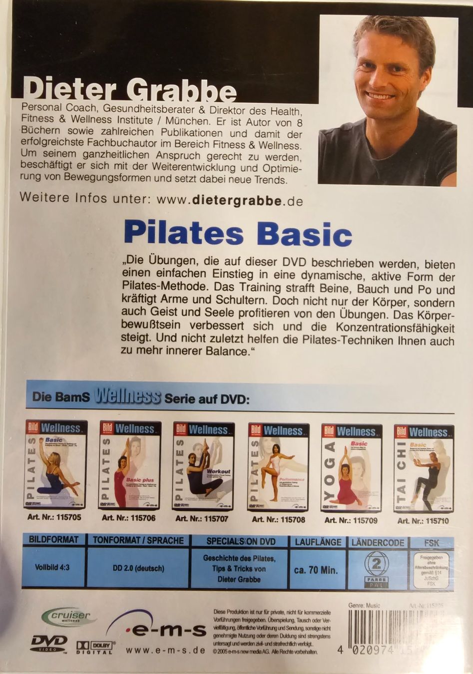 Tutti i DVDs: Pilates Basic Wellness Vol. 1 – Usato da Wahlen b. Laufen venduto da Cg10 1