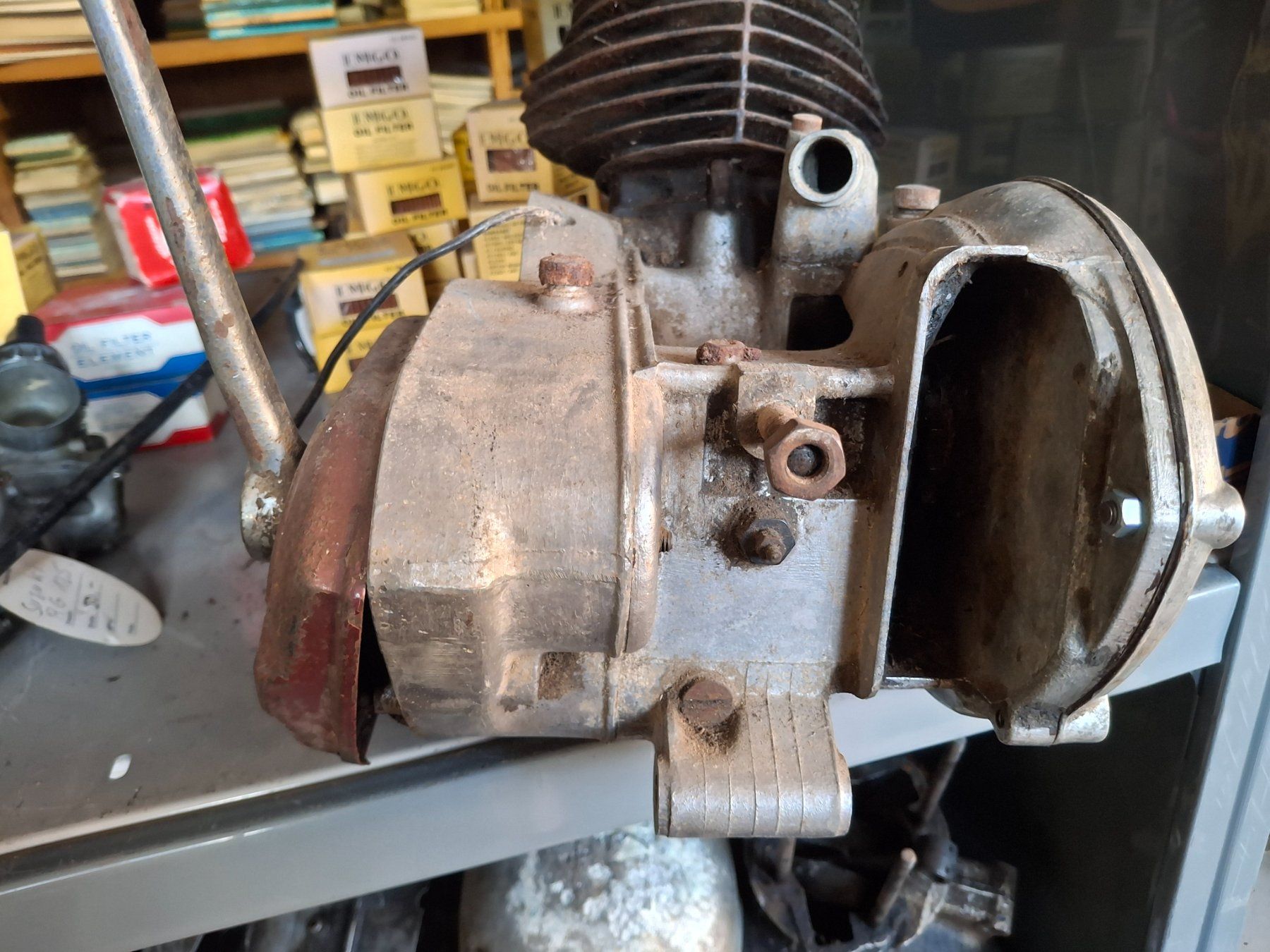 Triumph Motori: Triumph TWN B125 Motor Drehschieber 1948 Oldtimer Nürnberg – Difettoso da Wängi venduto da Toeff85 2