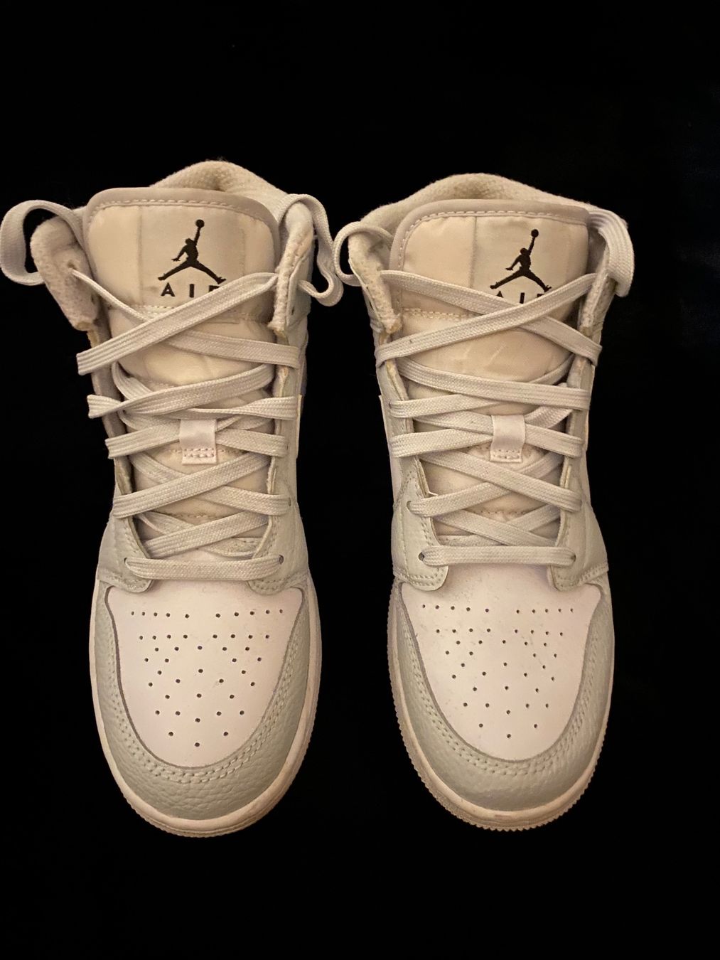 Jordan Chaussures hommes: Nike Jordan 1 Mid Grey Camo GS – D'occasion à Basel par Levson 1