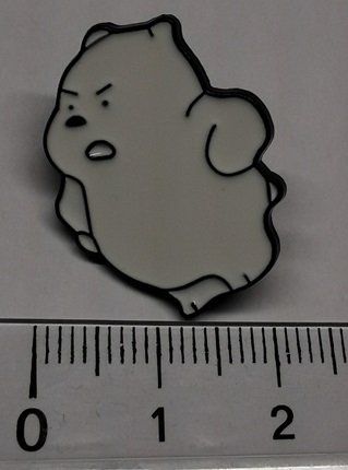 Placchette & Badge: Wütender Eisbär  - Pin  (neu, OVP) – Nuovo e nell'imballaggio originale da Wilen b. Wollerau venduto da morethanmusic
