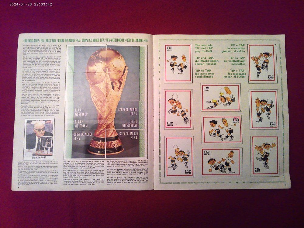 Panini Alben: WM 74 PANINI ALBUM KOMPLET !!!! – Gebraucht aus Volketswil von nemo2000 4