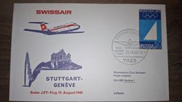 Swissair Stuttgart - Geneve 11.08.1969
