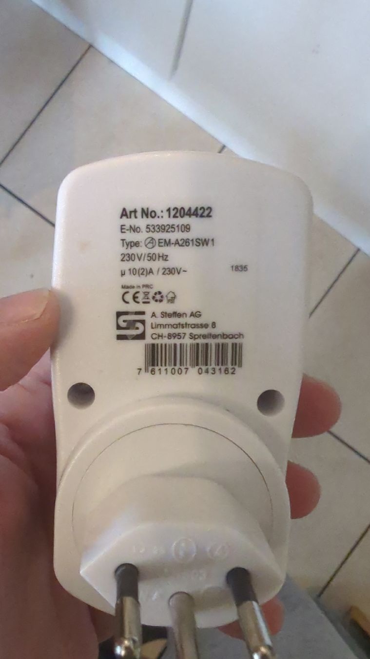 Interruttori: Digital Timer Socket - Programmable Plug for Automation – Usato da Etzgen venduto da Brato4452 1