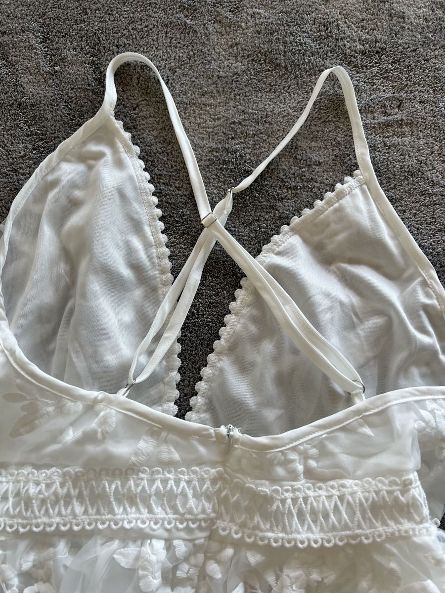 Vestiti: Weisses Sommerkleid – Nuovo e nell'imballaggio originale da St.Gallen venduto da Shopaholic5 5