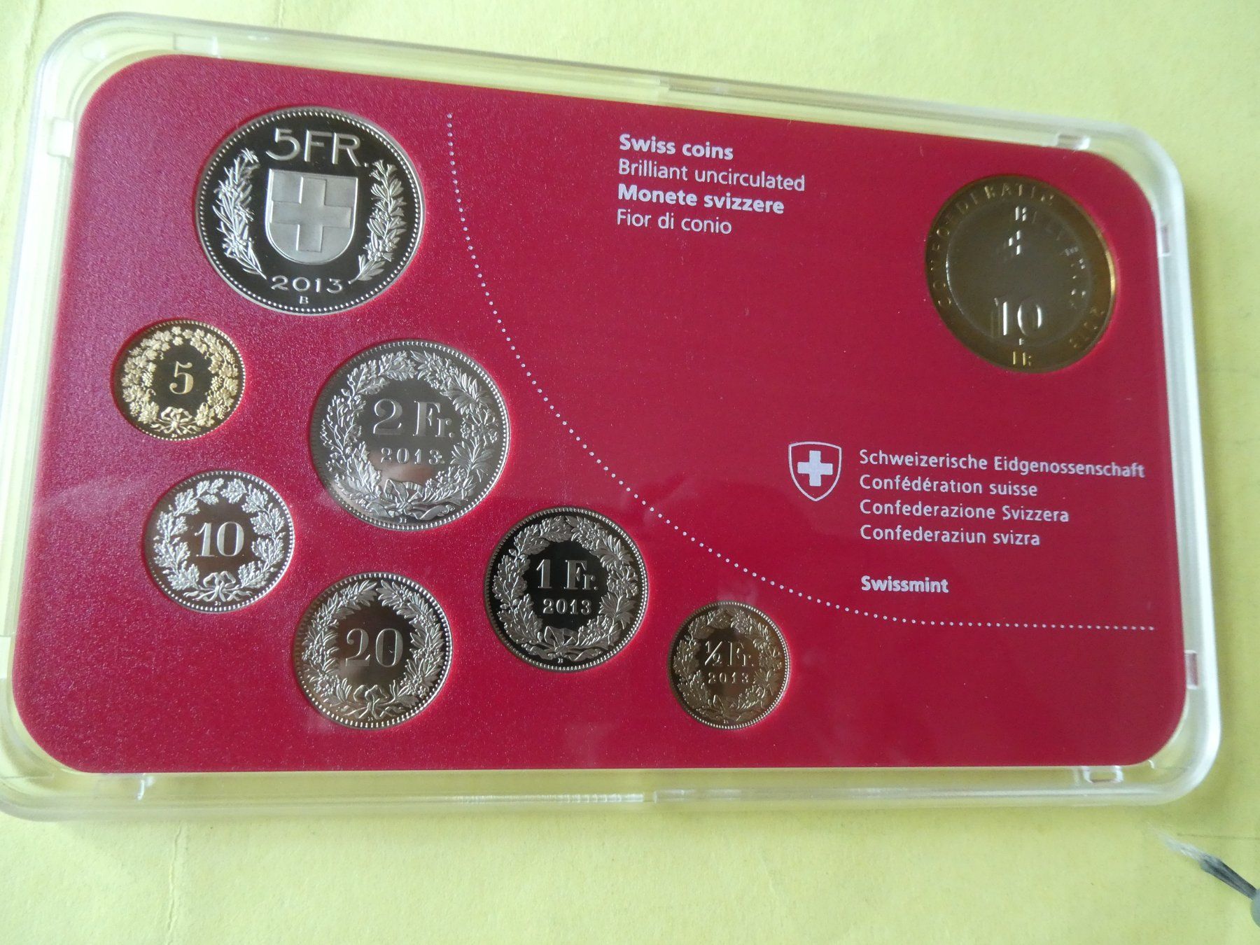 Tutti le monete: Schweiz 2013, Münzsatz  stempelglanz – Nuovo (secondo la descrizione) da Hinterforst venduto da rohusri 1