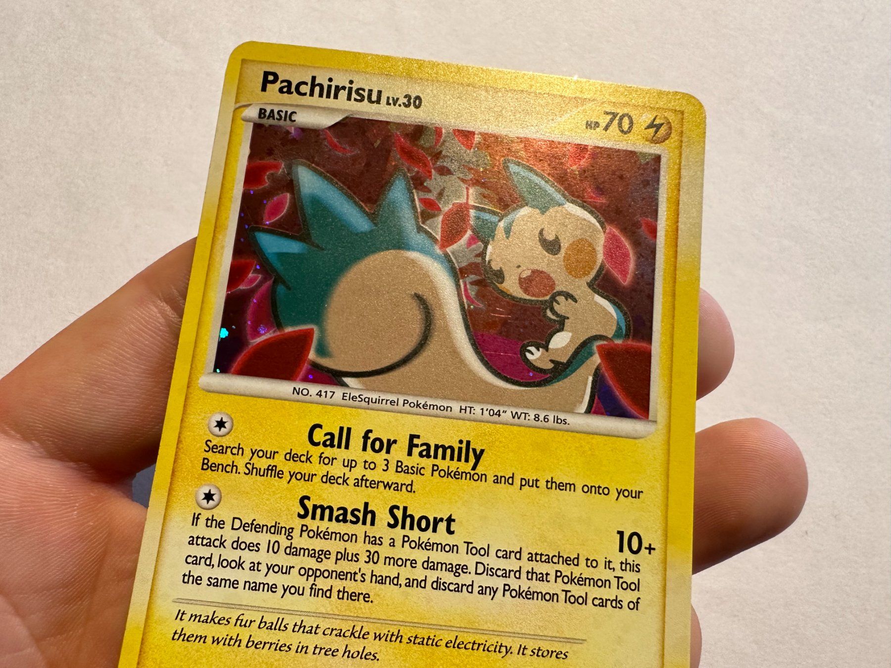 Pokémon Carte collezionabili: Pachirisu holo D&P Great Encounters EN – Usato da Hagendorn venduto da Pokecollectorch 2