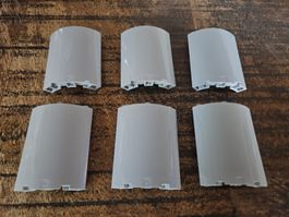 lego 30562 lot de 6 pièces Light Bluish Gray Cylinder