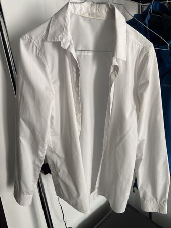 Hemd H&M  Weiss Gr. 170/14Y+ Sommerlich Elegant 55