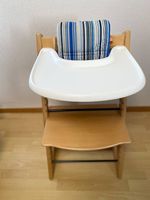 Hochstuhl Natur inkl. Baby Set, Tray & Kissen Komplett-Set