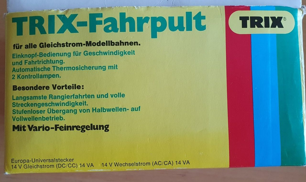 Trix Trains électriques: TRIX-Fahrpult – D'occasion à Burgdorf par Hugob4 2