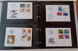 Schweizer Erstagscouverts,  Sammlung von 1983 - 2005