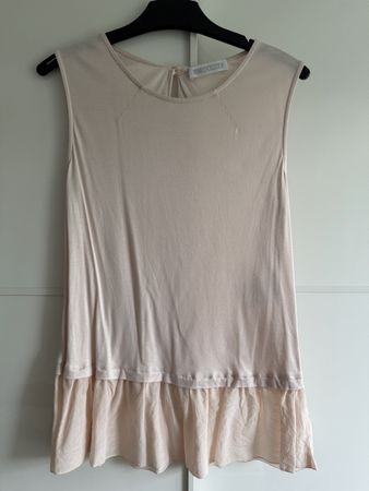 ST. EMILE Seidentop, Gr. 34, zartrosa, Sommer-Look