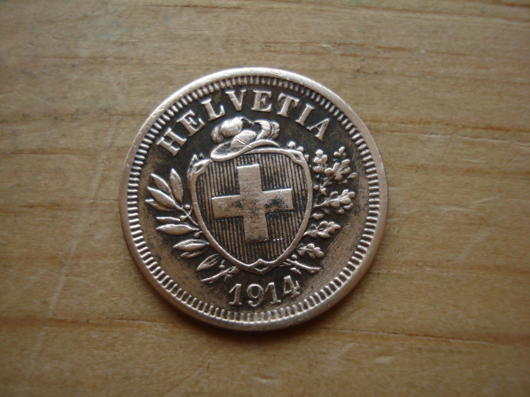 Tutti le monete: (N1) 1 Rappen  1914  UNZ- – Usato da Erlach venduto da Net-Coins