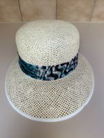 Damen Hut Beige/Türkis / Grösse S/M