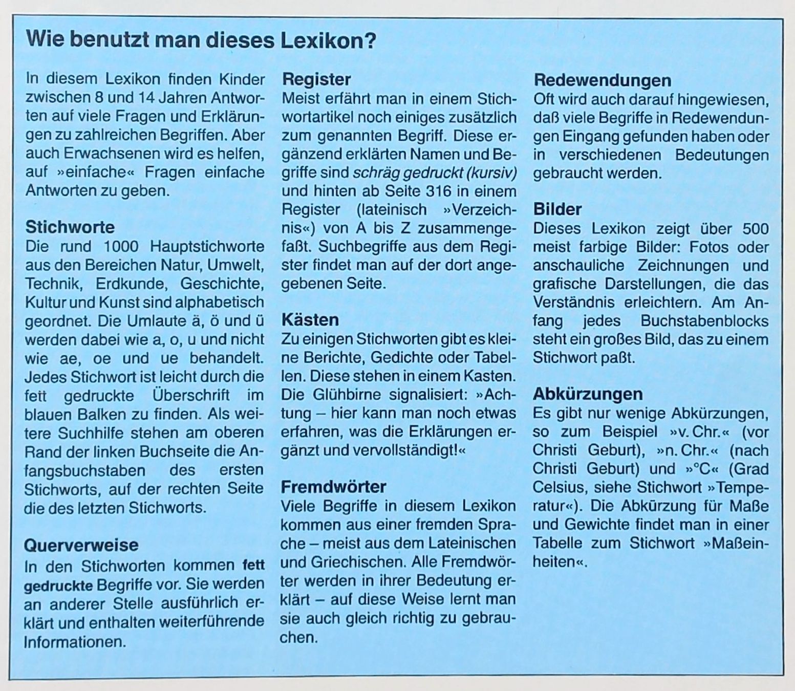 Libri: Buch - Das grosse, farbige Kinderlexikon – Usato da Niederuzwil venduto da lubimaja 2