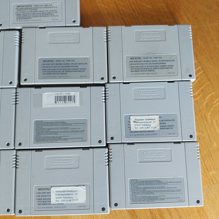 Nintendo Giochi: 10 Super Nintendo SNES Spiele – Usato da Aarau venduto da Kaesekuchen2000 6