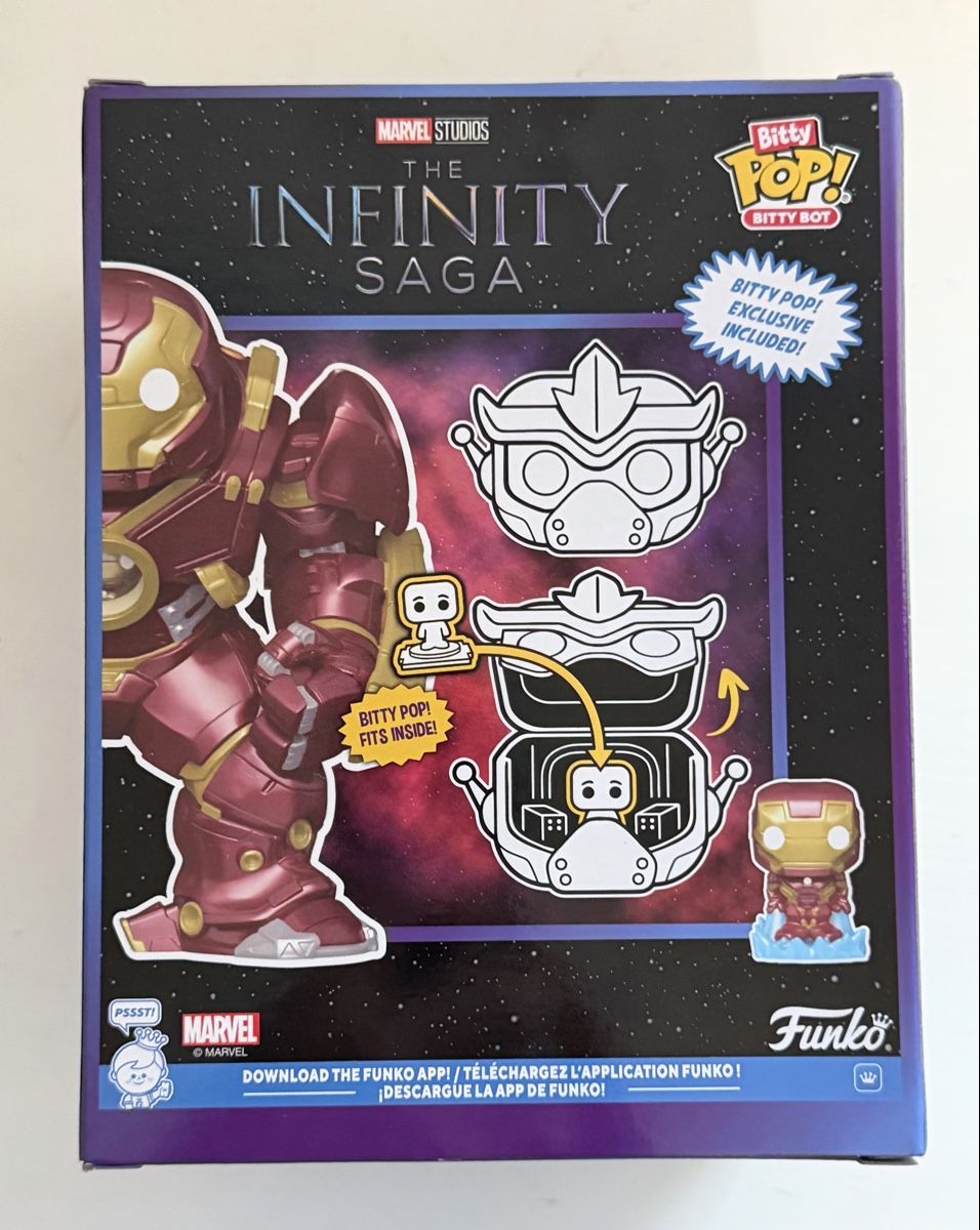 Funko Figuren: Funko POP! Bitty Bot Hulkbuster mit Iron Man – Neu und originalverpackt aus Oberembrach von theZaz 2
