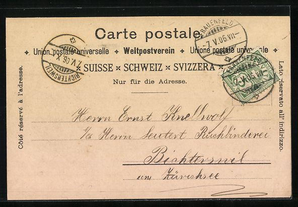 Cartoline postali: Litho Neuchâtel, Vue Générale, Palce  – Usato da Berlin venduto da bartko-reher 1