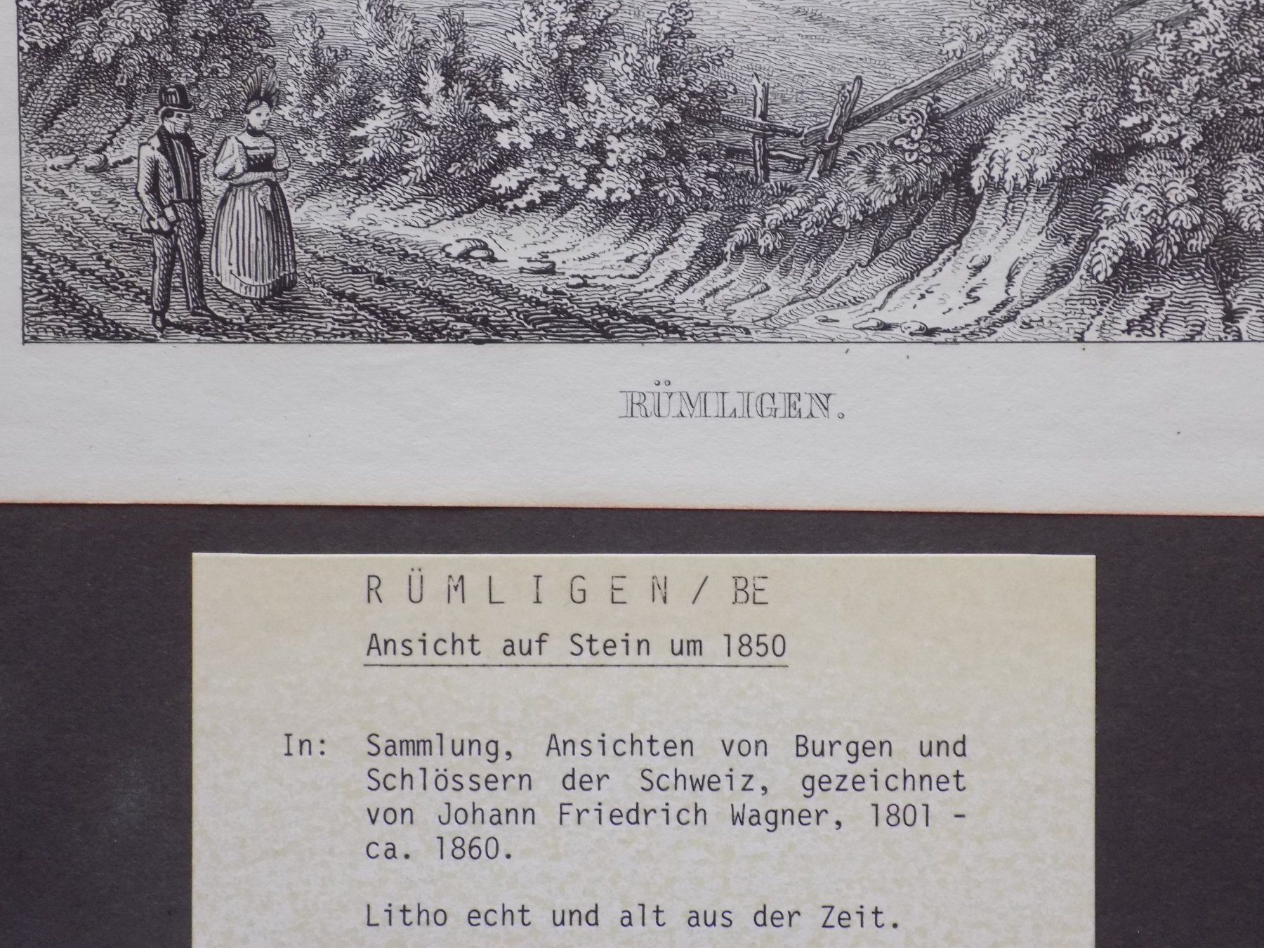 Stiche: Rümligen Kanton Bern von Wagner – Gebraucht aus Risch von Antikfee 5