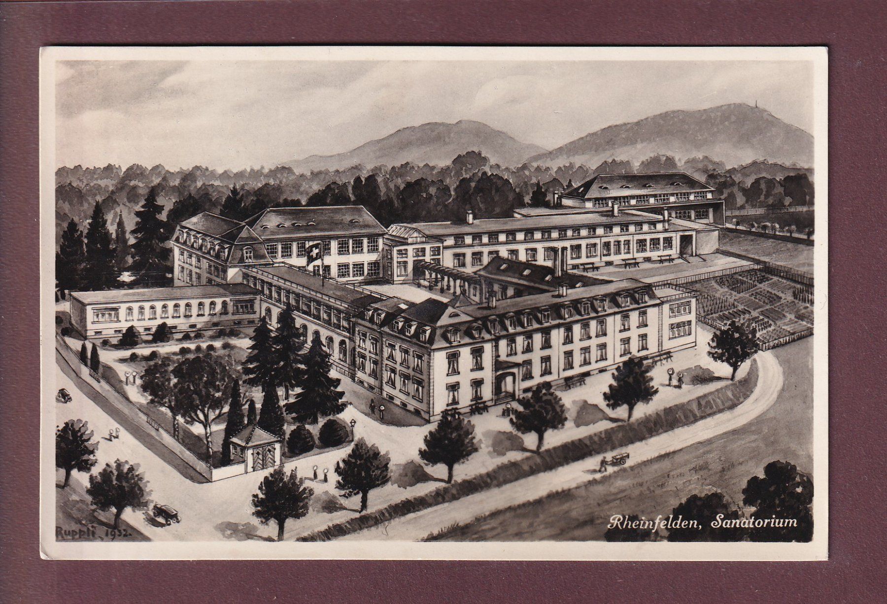 Ansichtskarten: RHEINFELDEN - Sanatorium - 1935 – Gebraucht aus Pully von nicecards