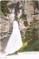 Der Pochtenfall im Kiental, Litho