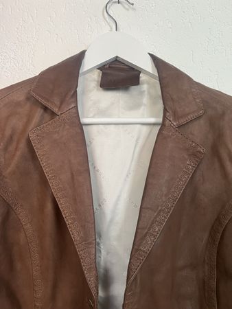 Veste OAKWOOD, cuir de mouton, correspond Taille M-L
