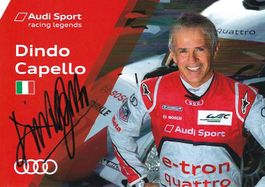 Autogrammkarte; Rinaldo Capello, Audi