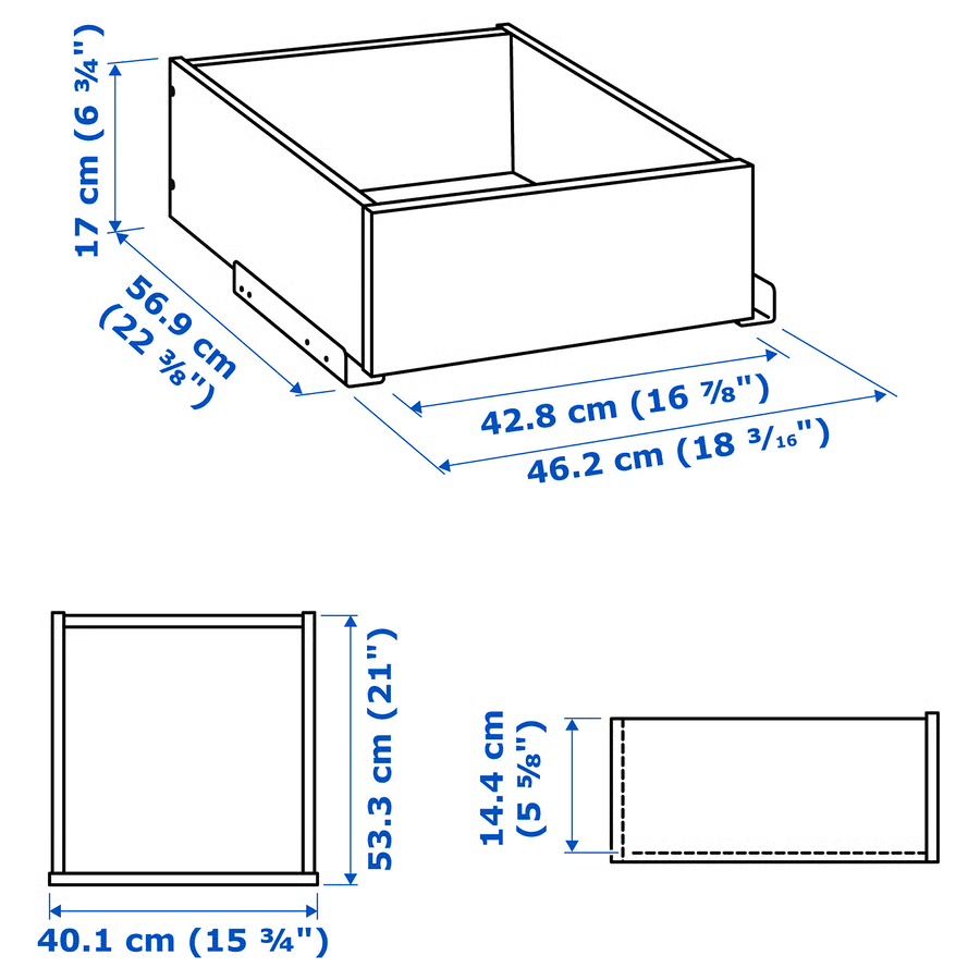 Ikea Scaffali: IKEA Komplement 4x Schubladen und Trenner – Usato da St Gallen venduto da Giidi 3