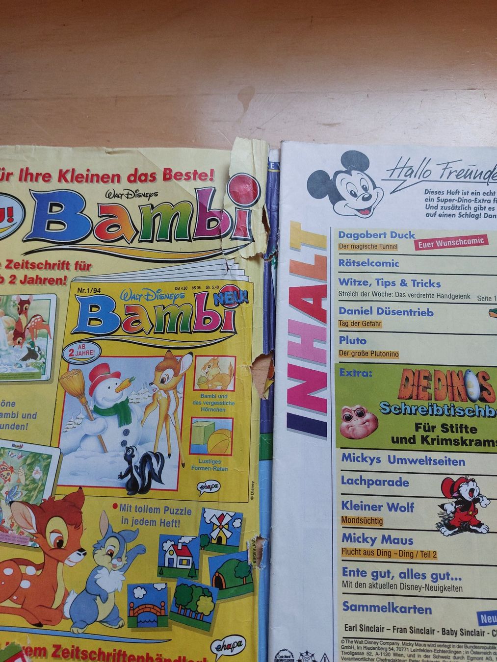 Fumetti: 34 MICKY MAUS  -  1994 – Usato da Gipf - Oberfrick venduto da Esnoopy 2