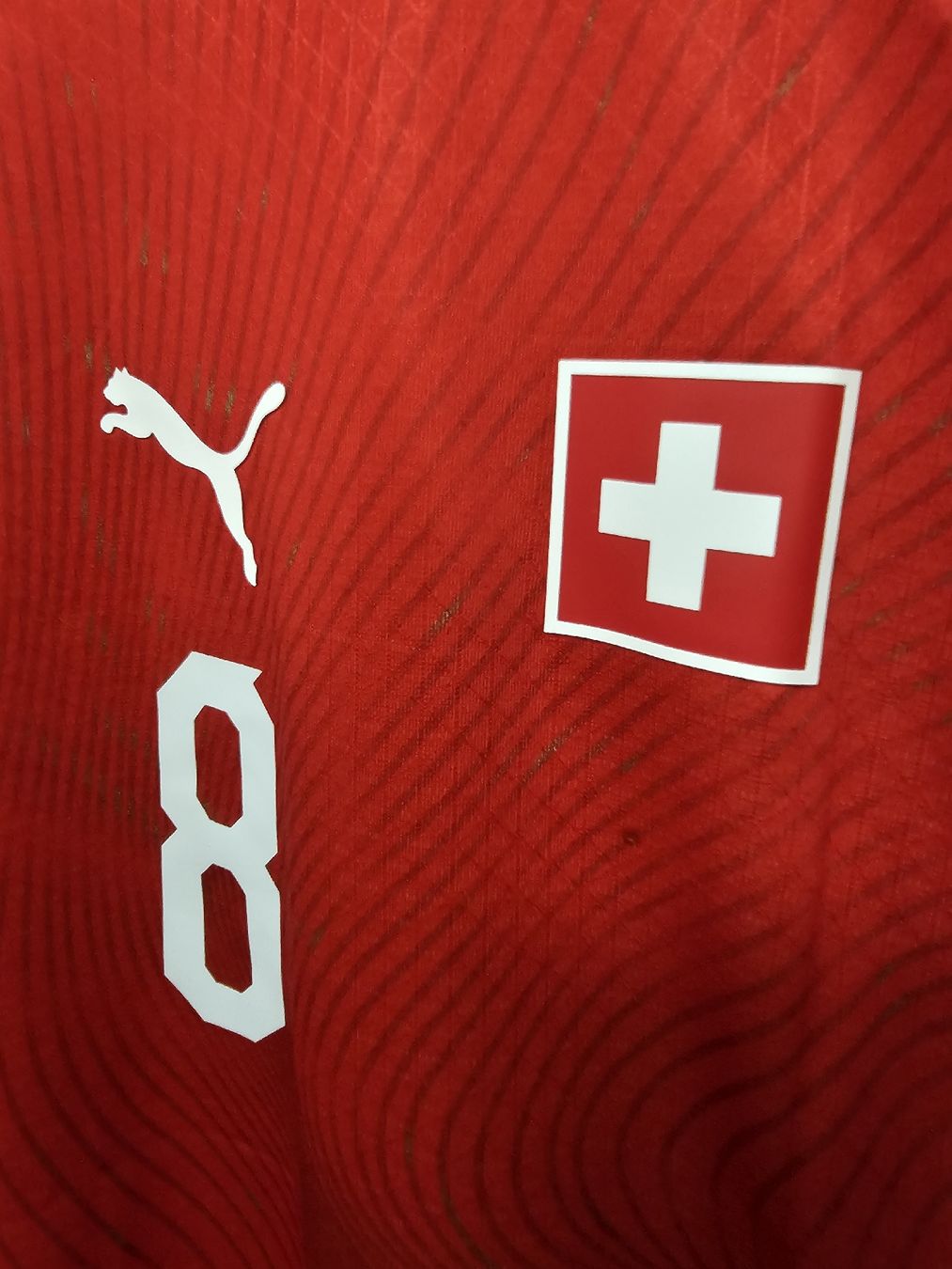 Canottiere & Pantaloni: Schweiz Spielerversion Trikot WM 2026 – Nuovo (secondo la descrizione) da Rickenbach LU venduto da LichterWelt 3