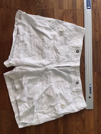 International concepts Shorts Leinen weiss Grösse 6