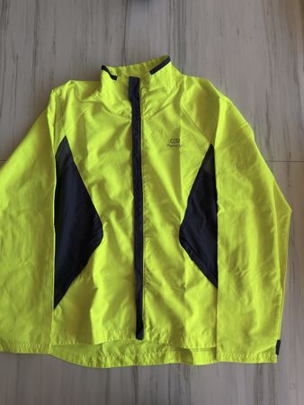 Veste running Kalenji jaune fluo – coupe-vent
