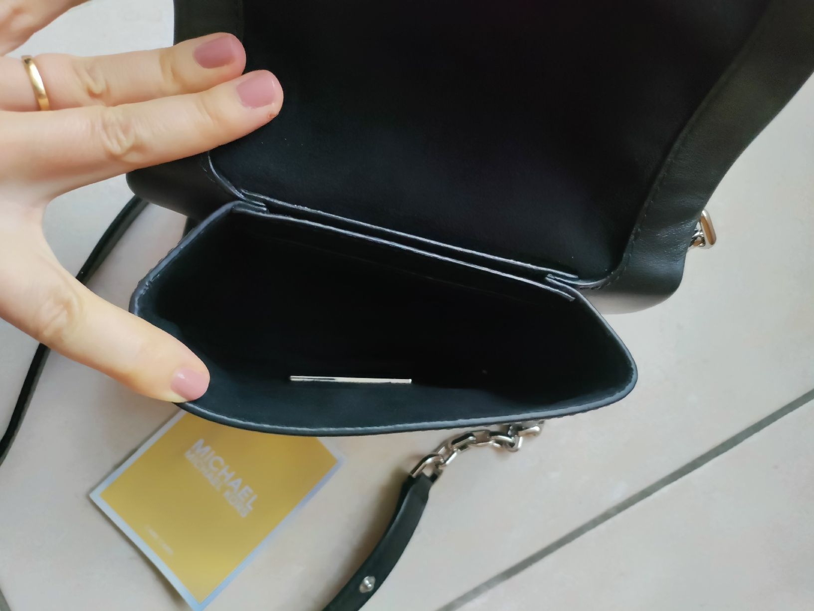 Michael Kors Borse da donna: Michael Kors Tasche, Schwarz, Leder – Usato da Oberwil BL venduto da Julisa01 2