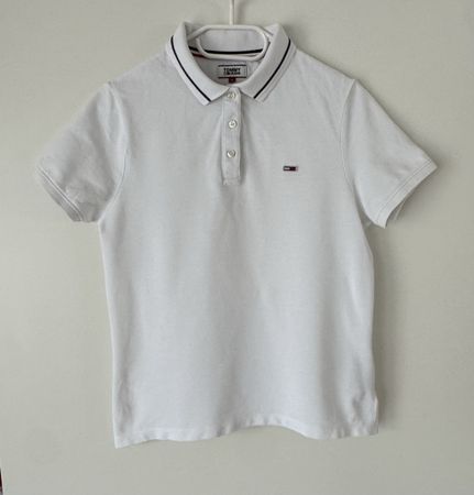 Tommy Hilfiger Poloshirt Weiss Gr. S 