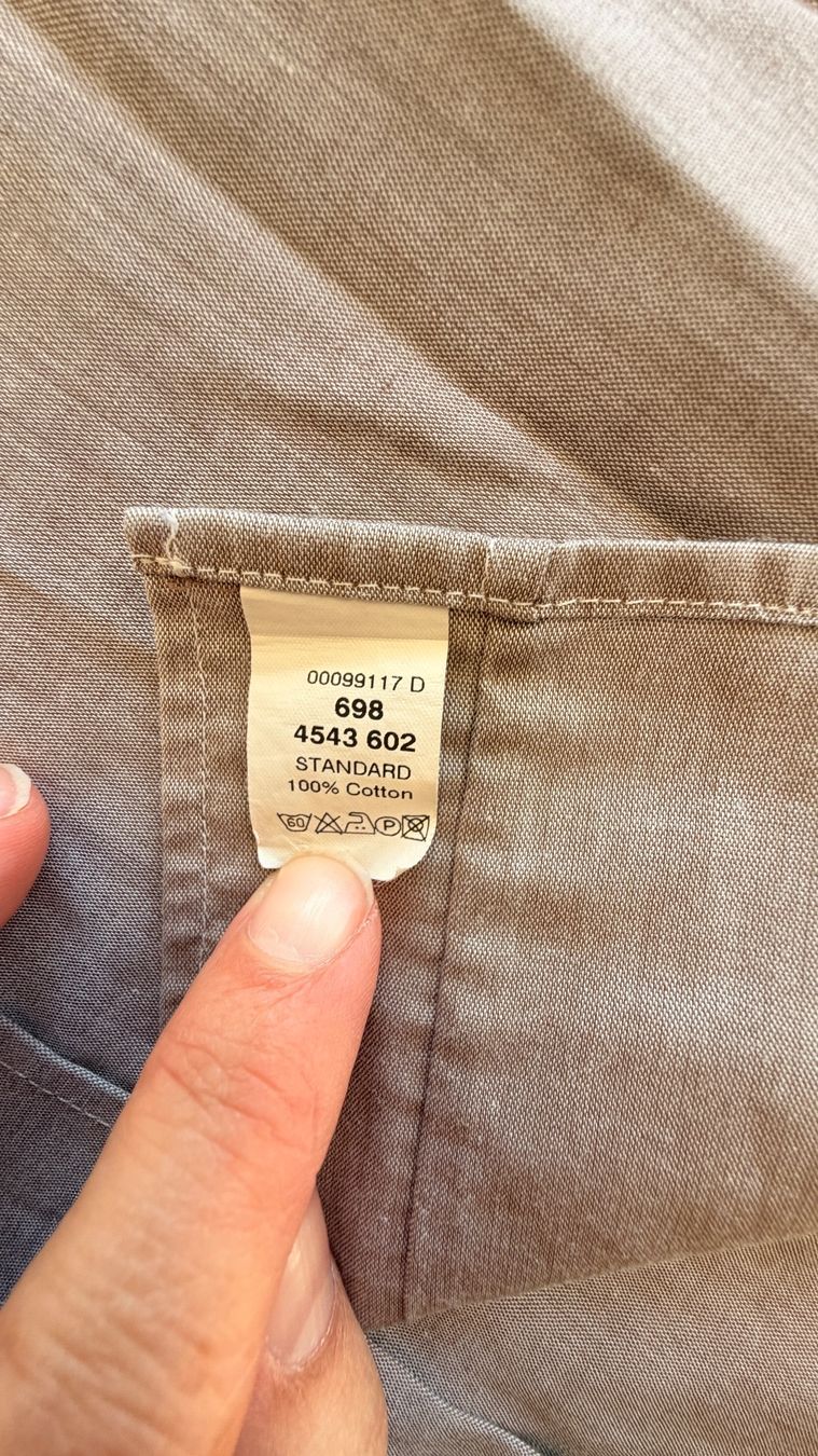 Camicie: Hemd - MICHAEL KAUF Kurzarm grau ca. Gr. XXL 45-46 – Usato da Winterthur venduto da Secondhand-Family 3