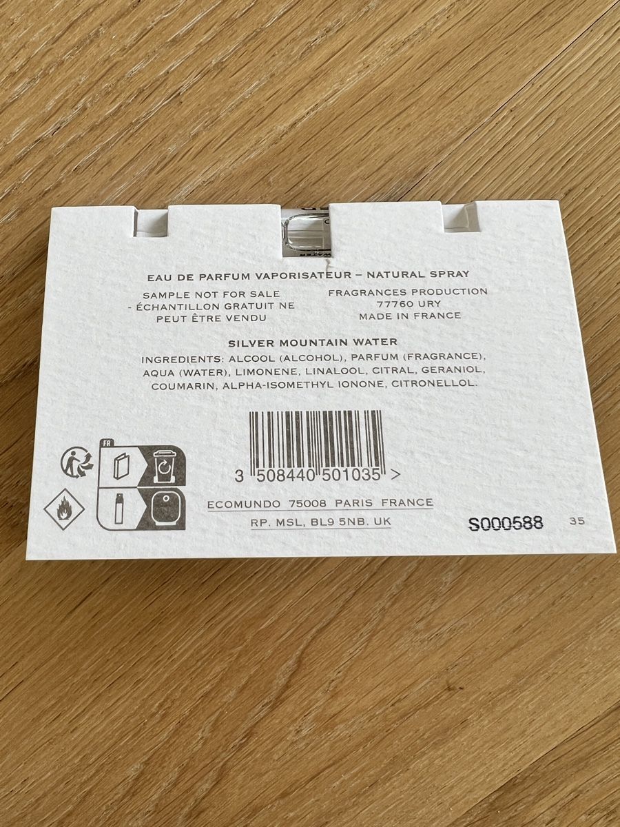 Creed Profumi & Eau de Toilette: Creed Silver Mountain Water Probe NEU – Nuovo e nell'imballaggio originale da Menzingen venduto da nas_6ncr 1