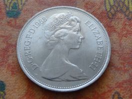 ROYAUME-UNI  10 Pence  1968