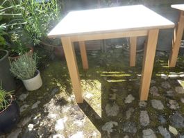 DE BREUYN, Kindertisch, massiv Buchenholz, Blatt verleimt