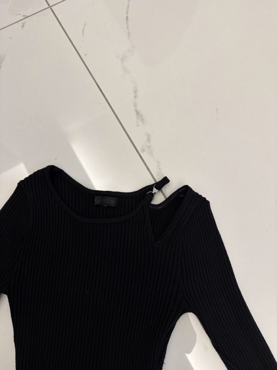Guess Vestiti: Miniabito nero a maniche lunghe - Guess – Usato da Coldrerio venduto da cely 1
