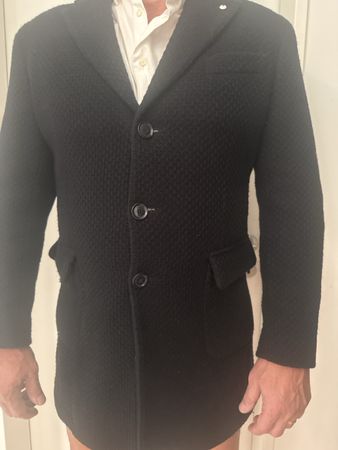L.B.M Mantel Dunkelblau